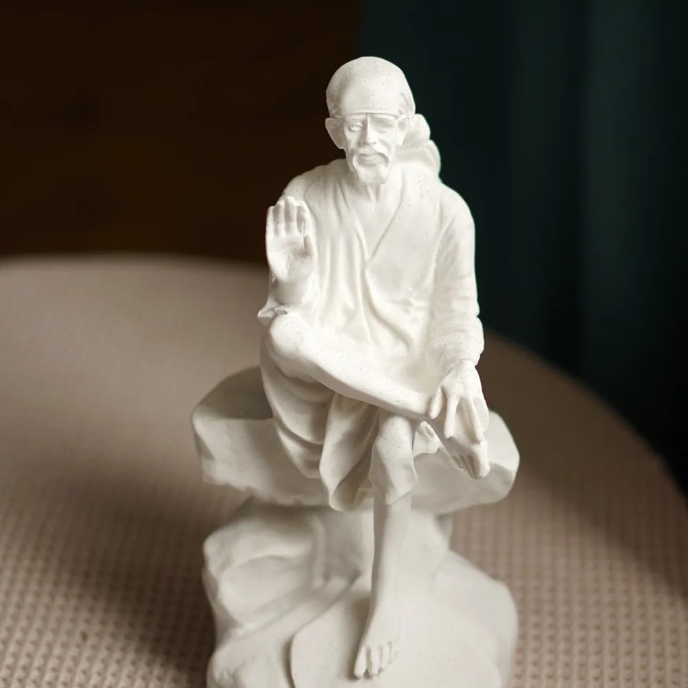 Vilead Resin Indian Ganesha Shiva God Statue Sai Baba Shirdi Sculpture Lord Hanuman Hindu Buddha Religious Fengshui Home Decor