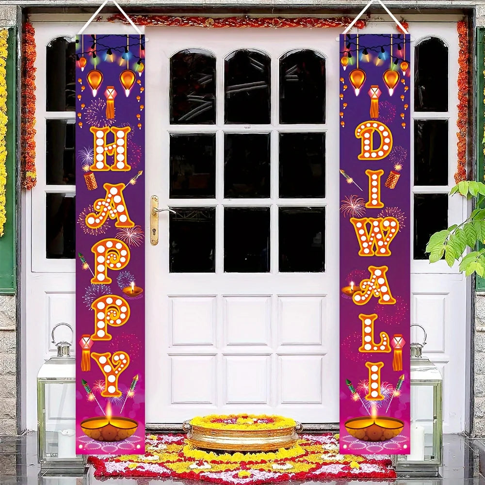 Diwali Door Banner - Multipurpose Indoor/Suitable for Diwali Celebrations
