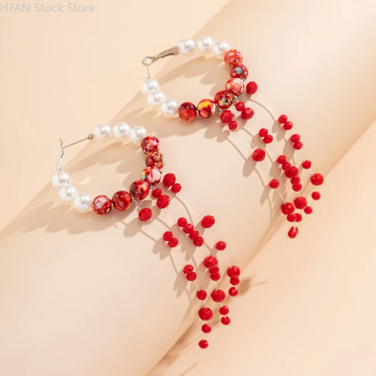 Necklace Dripping Blood Imitation Pearls Womens Necklace Halloween Choker Gothic Style Pearls Creative Tassel Choker Necklace