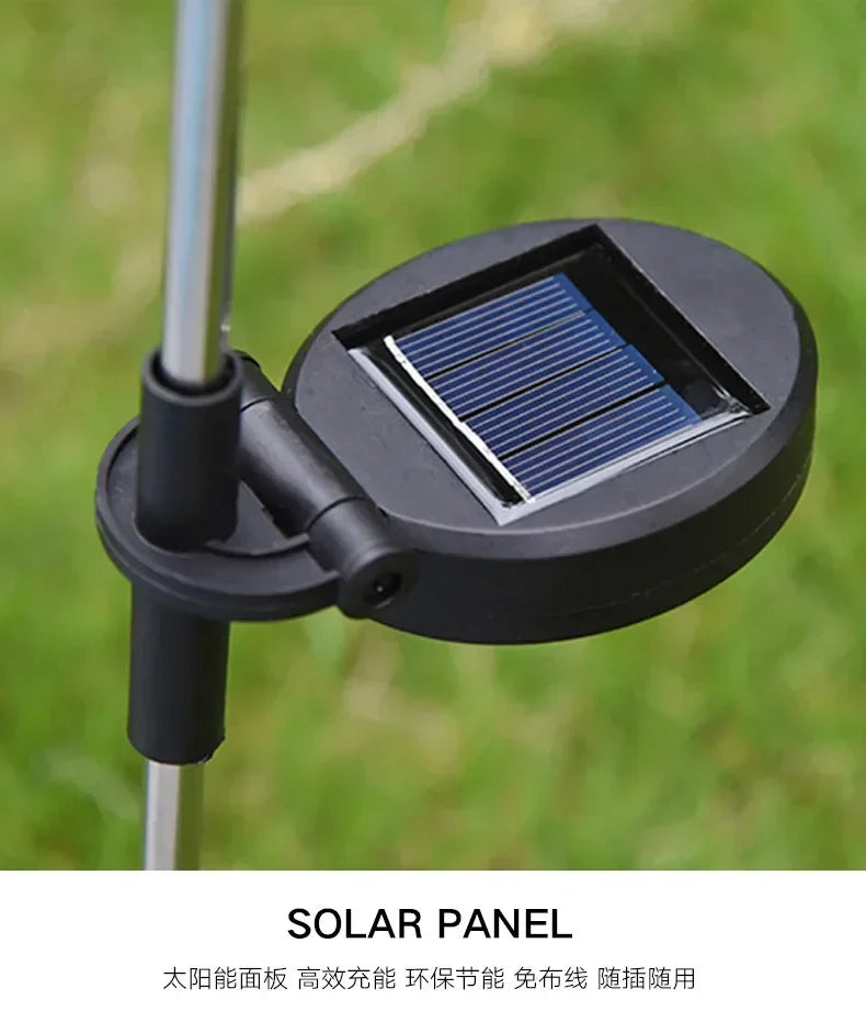 2025 New Purple Lavender Flower Solar Garden Lights Outdoor Decorative Lawn Lamp for Patio Yard Decor