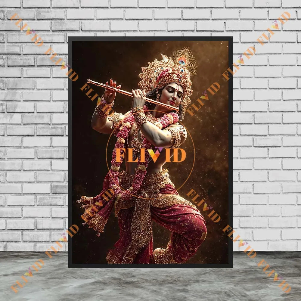 Hindu Goddess Parvati Shiva Vishnu Religion Poster Wall Pictures For Church Decor Wall Art Canvas Painting Posters Unframed