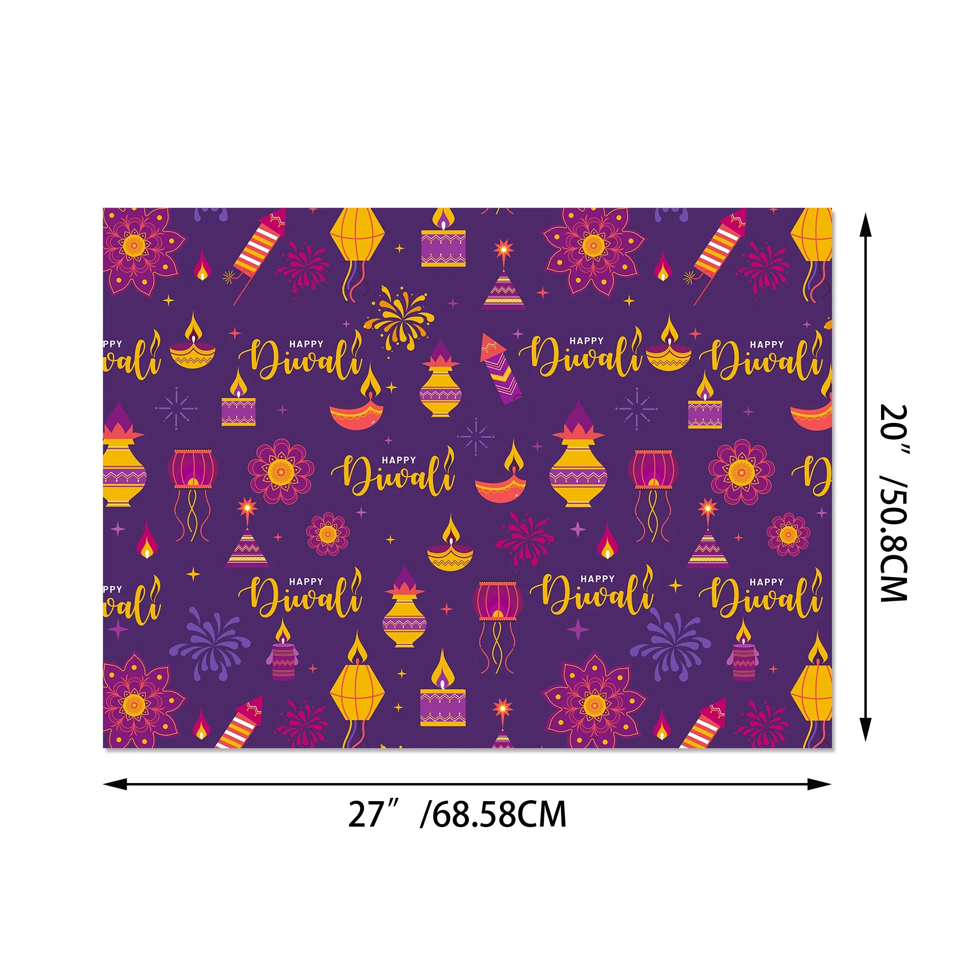 12pcs Diwali Festival Wrapping Material Paper Baby Shower Party Gifts Decorative Packing Craft Papers