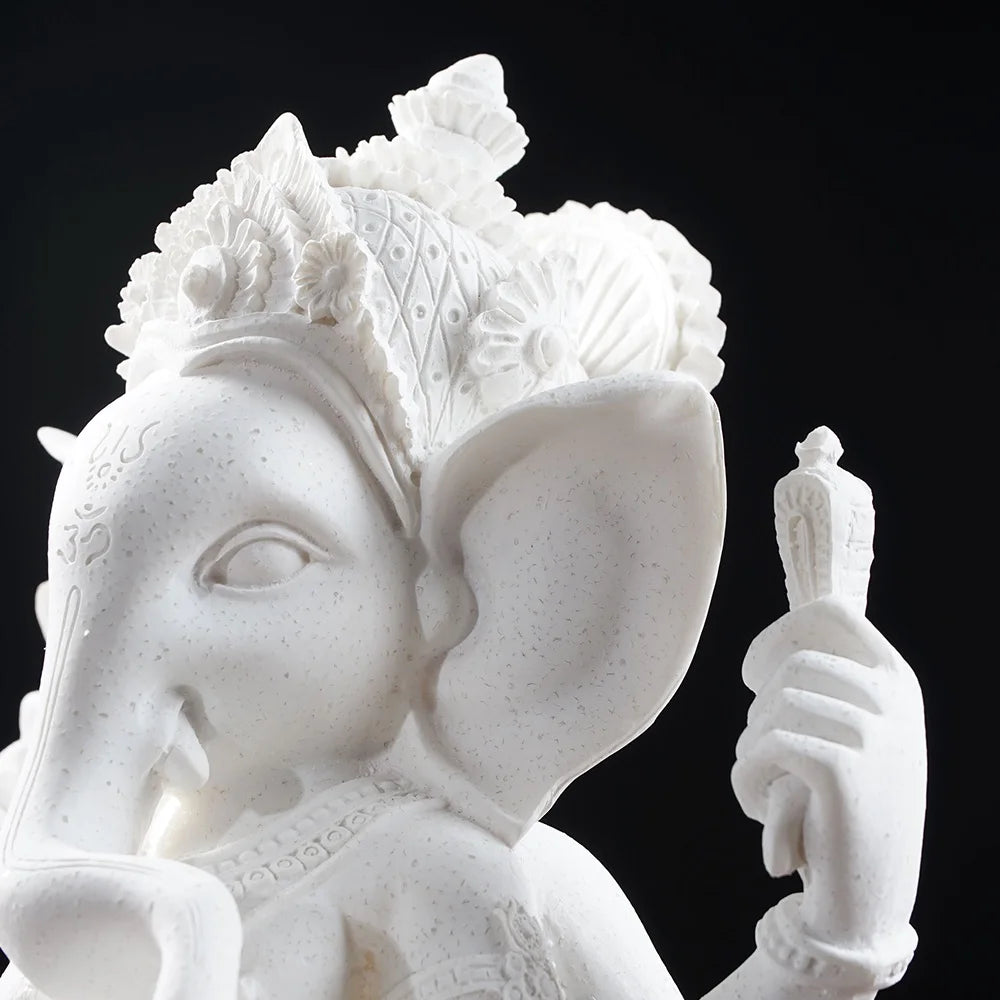 Vilead Resin Indian Ganesha Shiva God Statue Sai Baba Shirdi Sculpture Lord Hanuman Hindu Buddha Religious Fengshui Home Decor