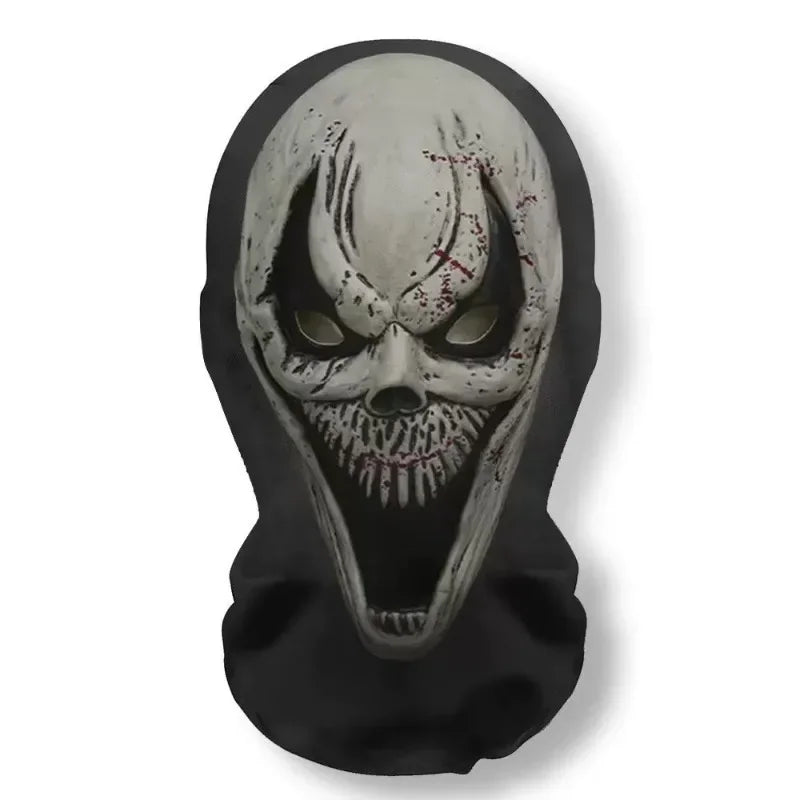 3D Printed Skull Pattern Mask Halloween Party Funny Cosplay Props Full Face Elastic Mesh Breathable Masks Balaclava Headcovers