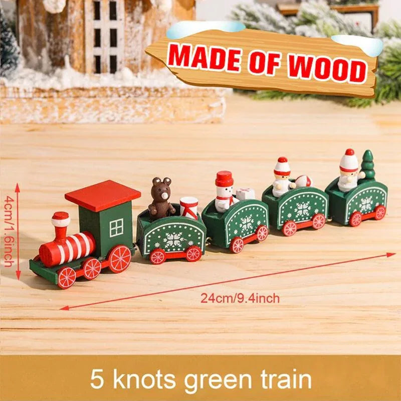 Christmas Train Merry Christmas Decorations For Home 2025 Cristmas Ornament Xmas Navidad Noel Gifts Happy New Year 2026 Gifts