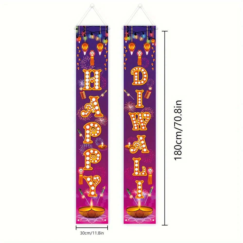 Diwali Door Banner - Multipurpose Indoor/Suitable for Diwali Celebrations