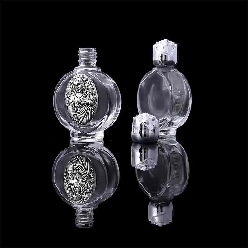 15 types of holy water Jesus bottle religious cross bottle Christian Virgin sculpture bottle, holy water bottle