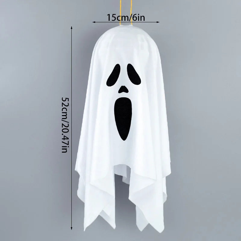 Halloween Ghost LED Light Hanging Ghost Home Decoration Outdoor Ghost House Bar Hanging Light Horror Prop Party Decoration
