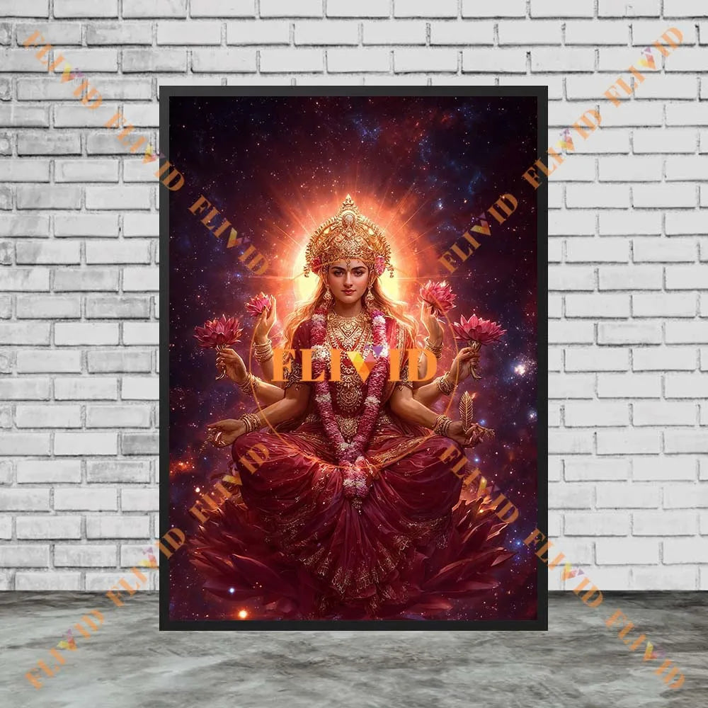 Hindu Goddess Parvati Shiva Vishnu Religion Poster Wall Pictures For Church Decor Wall Art Canvas Painting Posters Unframed