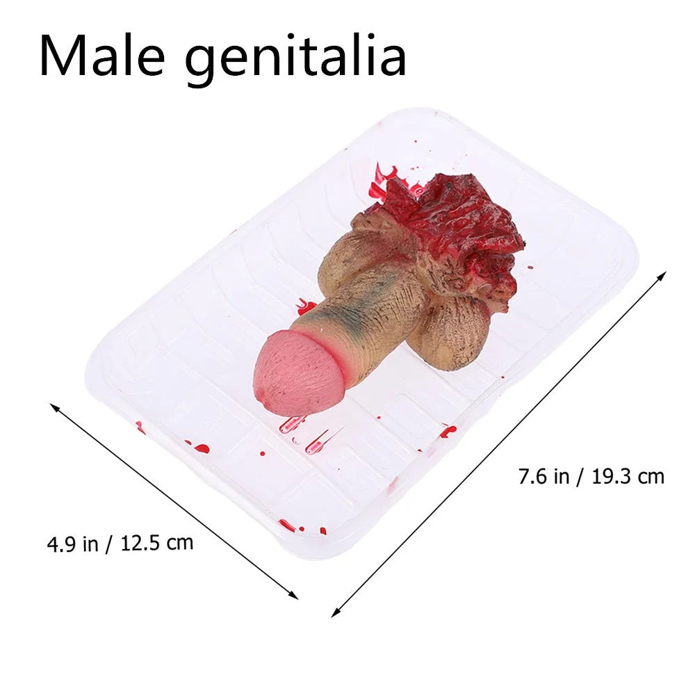 Halloween Prop Bloody Scary Fake Organ Human Brain Body Parts Fake Hand Finger Leg Foot Brain Heart Party Accessories