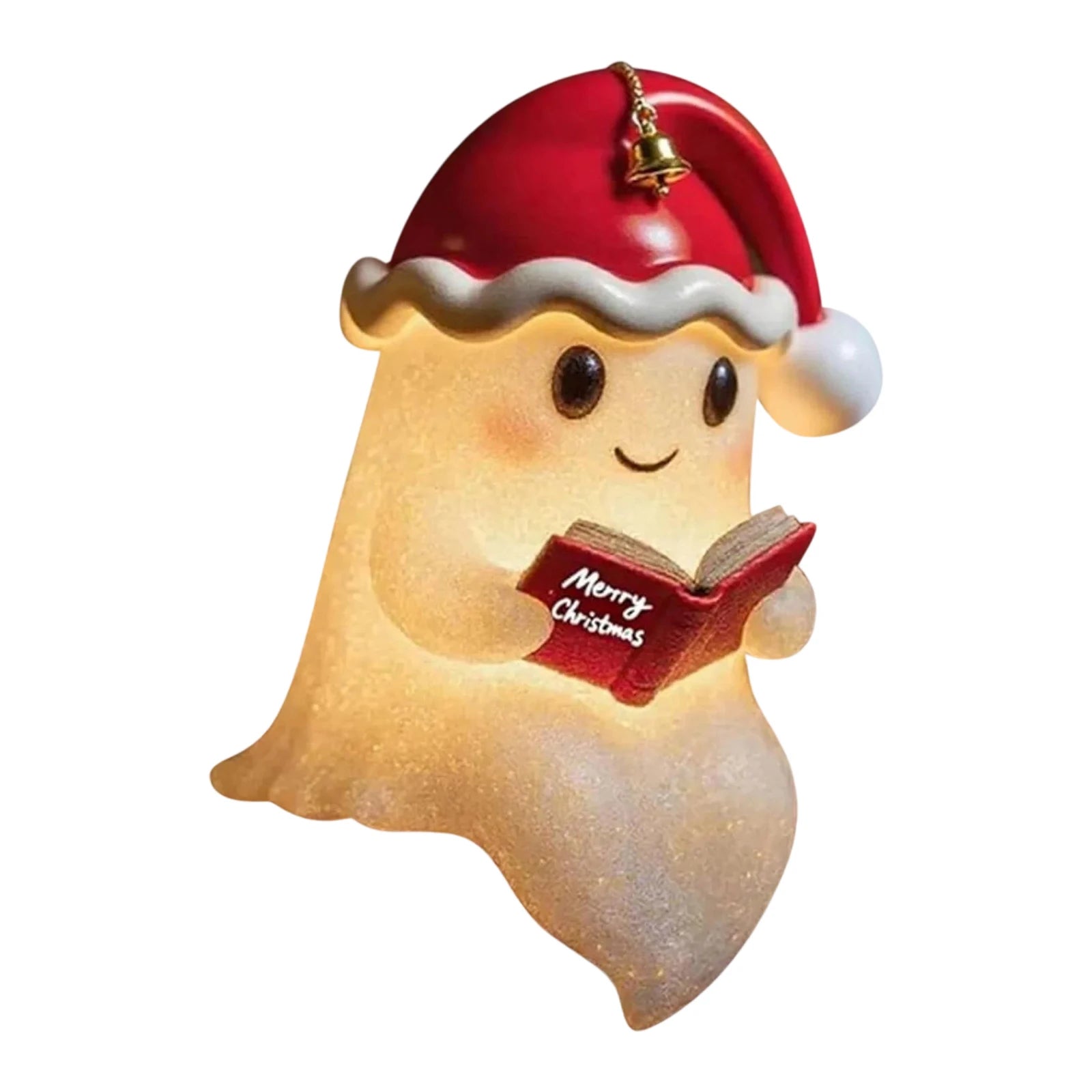 Christmas Decorative Light Christmas Hat Cute Ghosts Reading Light Table Ornaments Christmas Gifts Creative Reading Nightlight