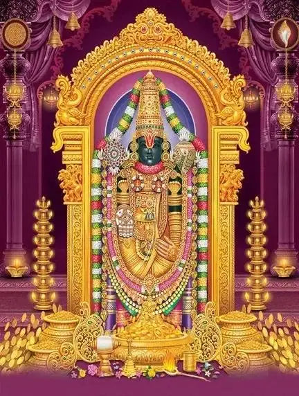 India Hindu God Ganesha Canvas Wall Art  Elephant God Series Religious Temple Print for Living Room Decor