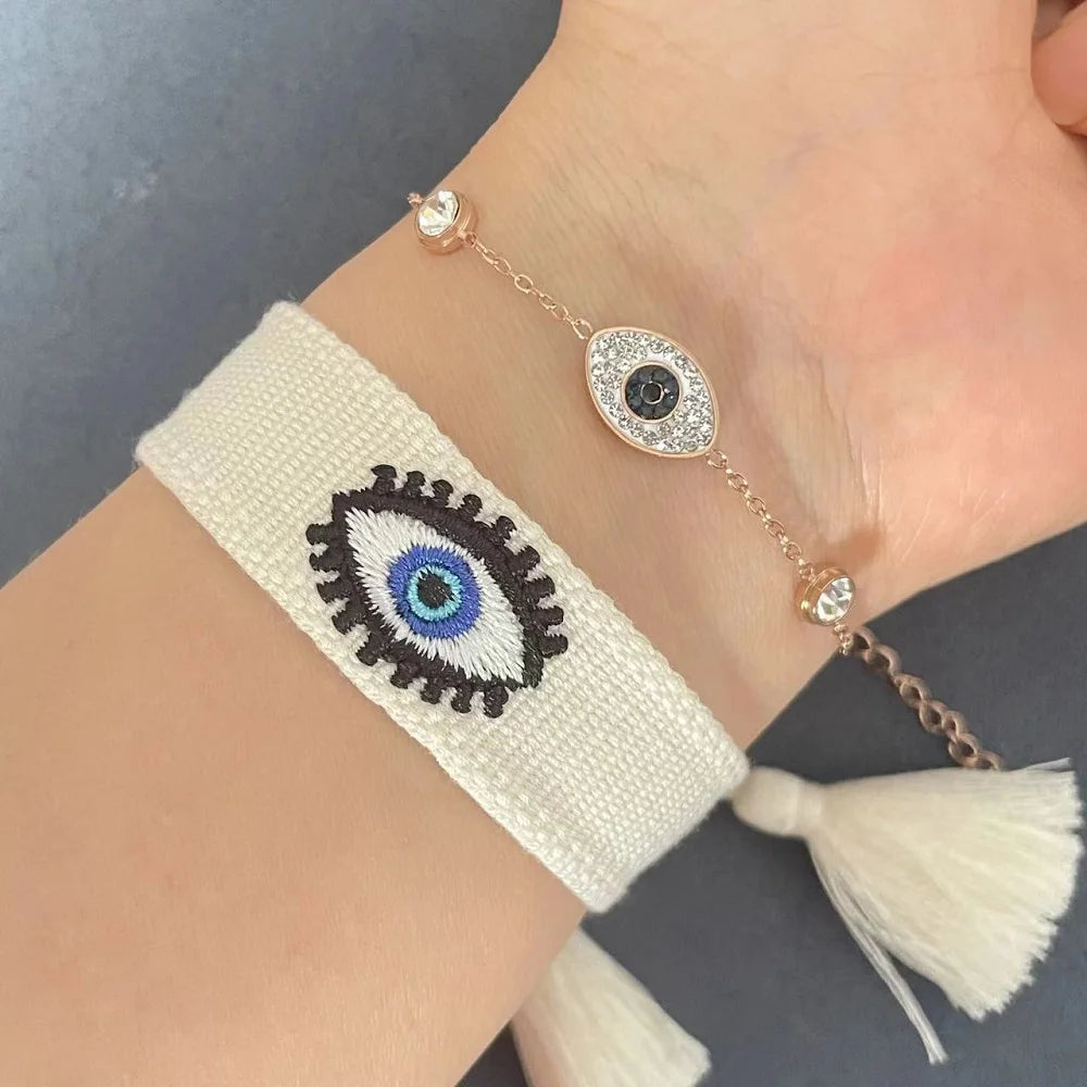 Evil Eyes Bracelets Adjustable Handmade Jewelry Bracelets