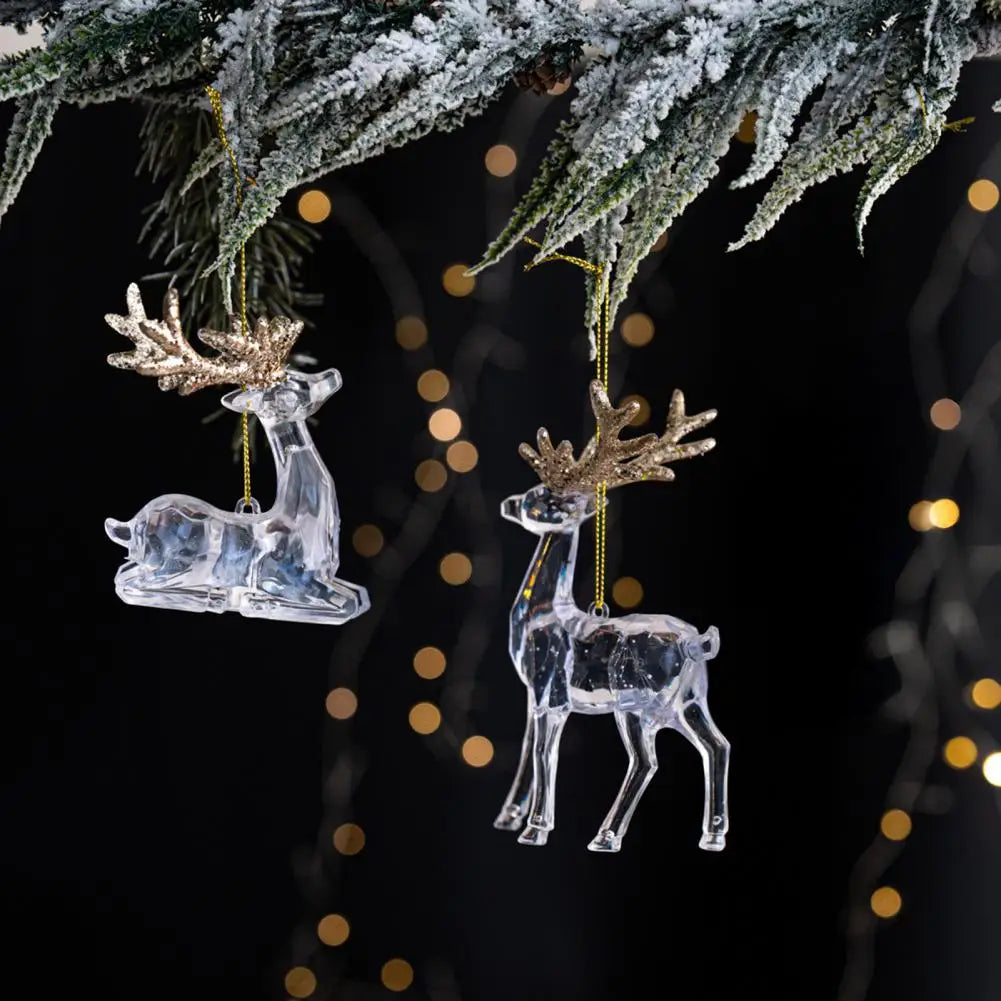 Christmas Pendant Decoration Hanging Christmas Tree Ornament Festive Holiday Season Christmas Tree Ornaments Standing for Home