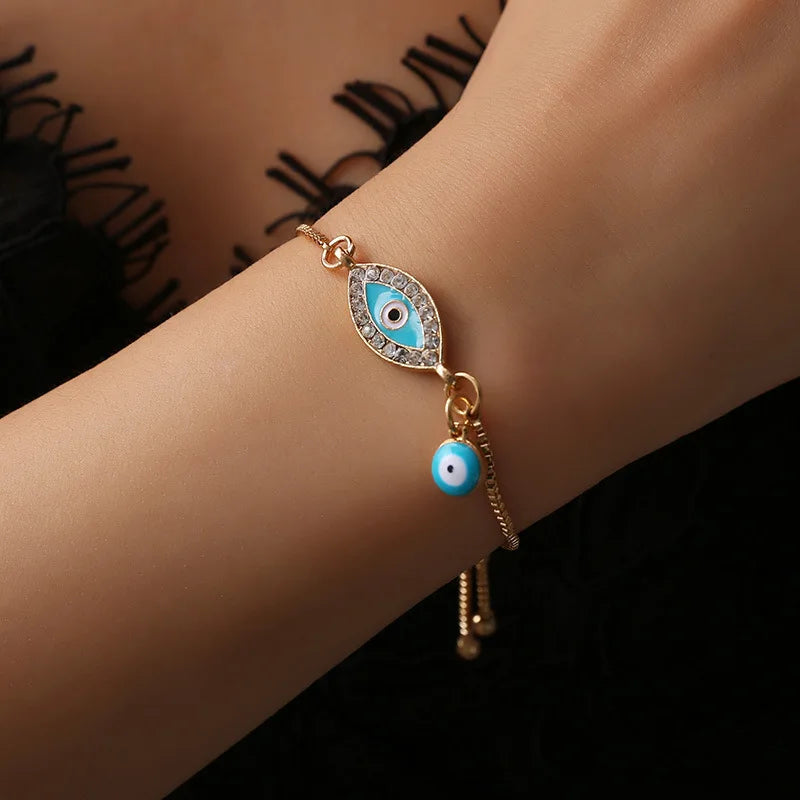 Vintage Gothic Demon Eyes Bracelet Femme Punk Evil Eye Bracelets For Women Metal Jewelry Drop Shipping Pulseras Mujer Moda 2020