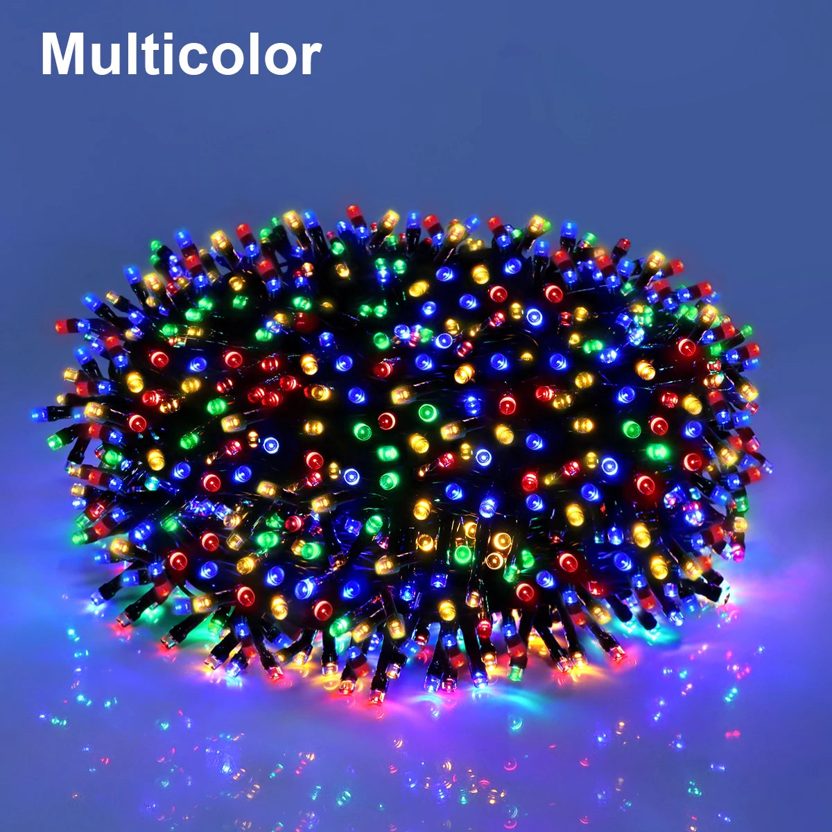 Decorative Led String Christmas Lights Outdoor 100M 50M Fairy Light 8 Mode Garland Lights Wedding Party Holiday Lights 220V EU