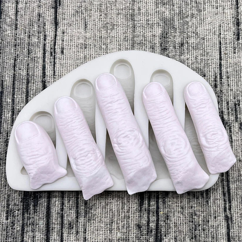 Halloween Finger Silicone Mold Sugarcraft Cupcake Baking Mold Fondant Cake Decorating Tools