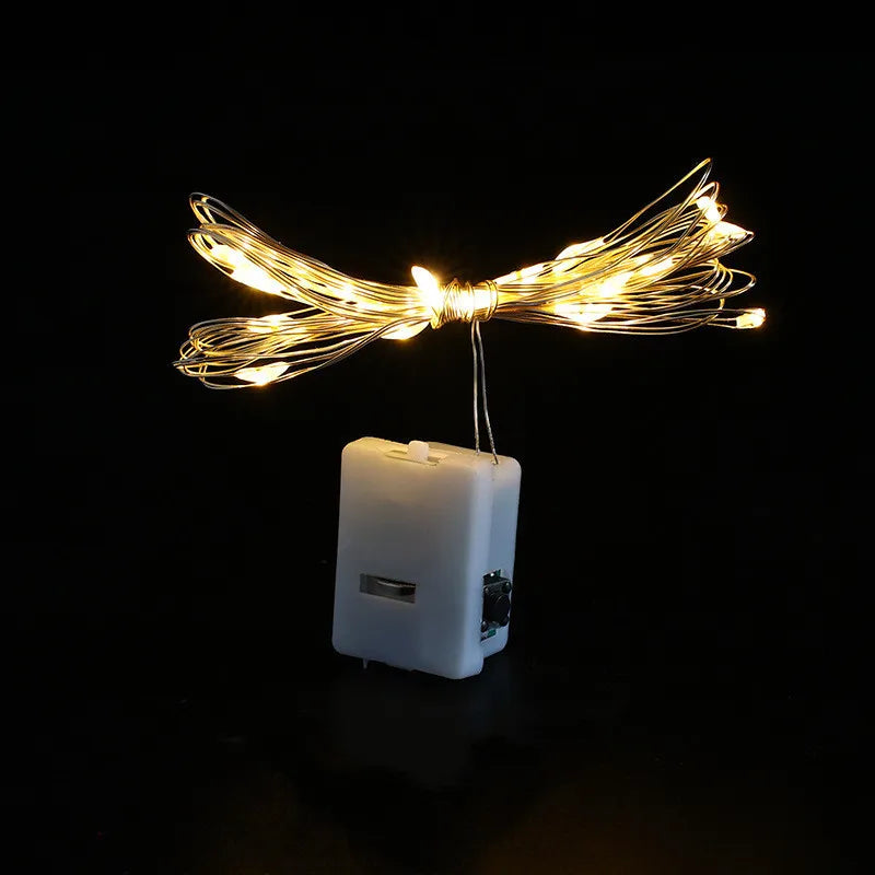 1/5/10pcs Fairy Lights String Button Battery Light Home Decor Living Bedroom Garden Christmas Wedding New Year Ornament Garland