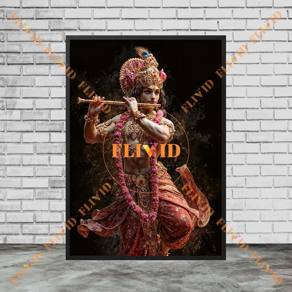 Hindu Goddess Parvati Shiva Vishnu Religion Poster Wall Pictures For Church Decor Wall Art Canvas Painting Posters Unframed