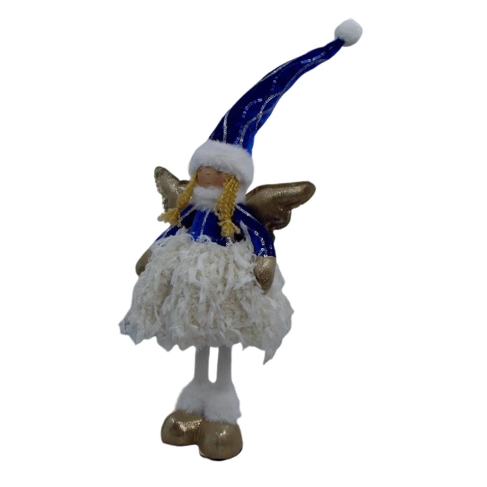 Christmas Little Angel Girl Doll Cartoon Princess High Hat Doll Window Display Long Leg Christmas Doll Suministros NavideñOs