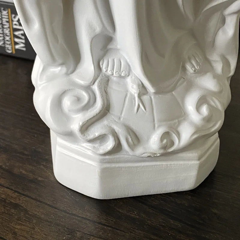 Vilead Our Lady of Guadalupe Figure Virgin Mary Statue Religious Gifts Ornament Mother God Home Decoration Sculpture Accessories