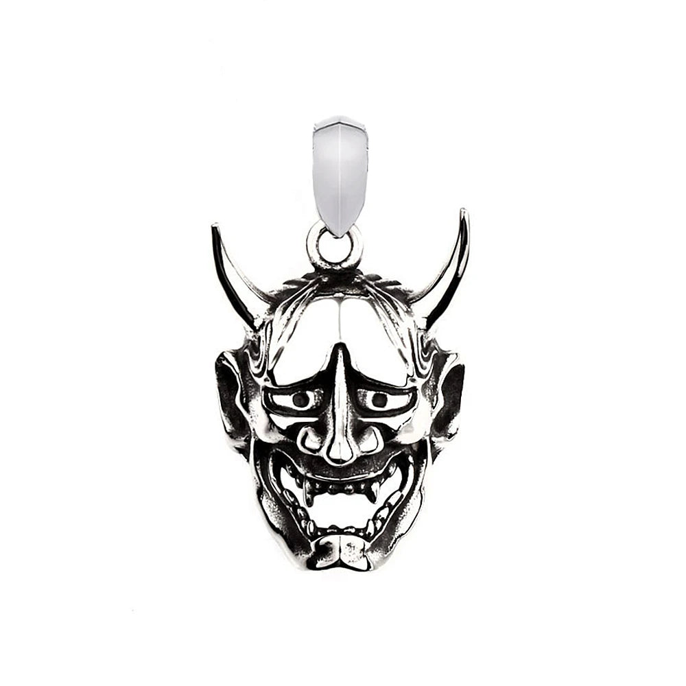 Gothic Hip Hop Skull Pendant Necklaces For Men Stainless Steel Punk Fashion Skeleton Necklace Halloween Jewelry Gifts Wholesale