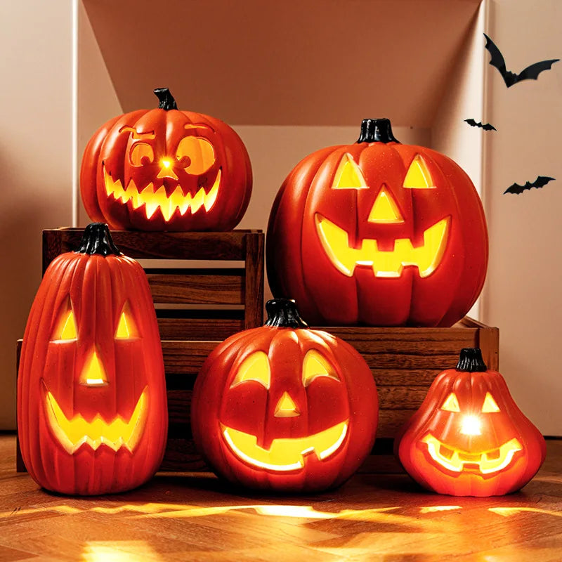 Halloween Decoration Pumpkins Lamp For Home Yard Garden Outdoor Decor Hallowen Horror House Skull Party Props Glow in The Dark