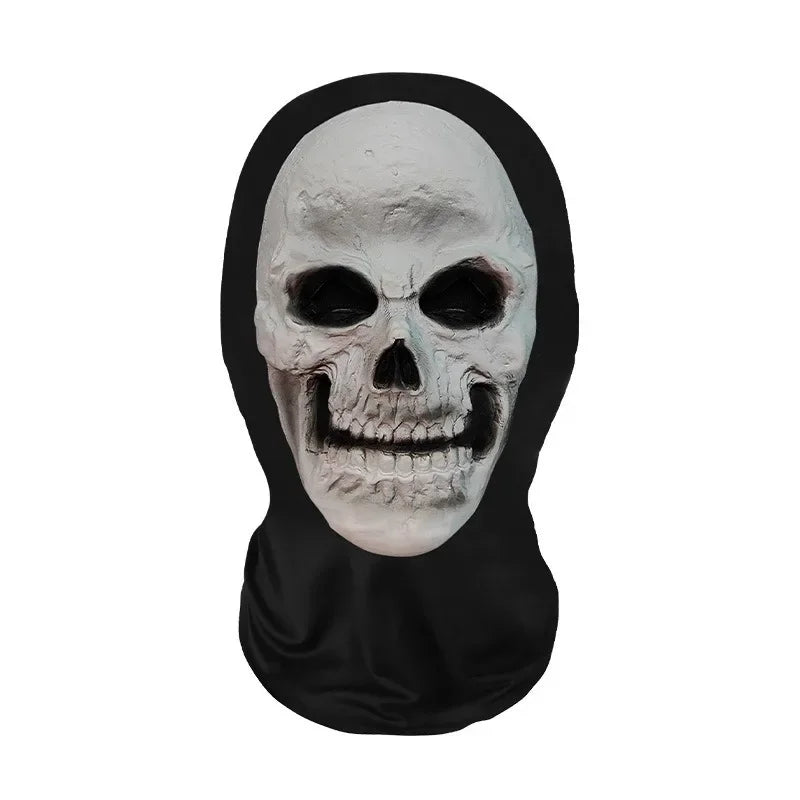 3D Printed Skull Pattern Mask Halloween Party Funny Cosplay Props Full Face Elastic Mesh Breathable Masks Balaclava Headcovers