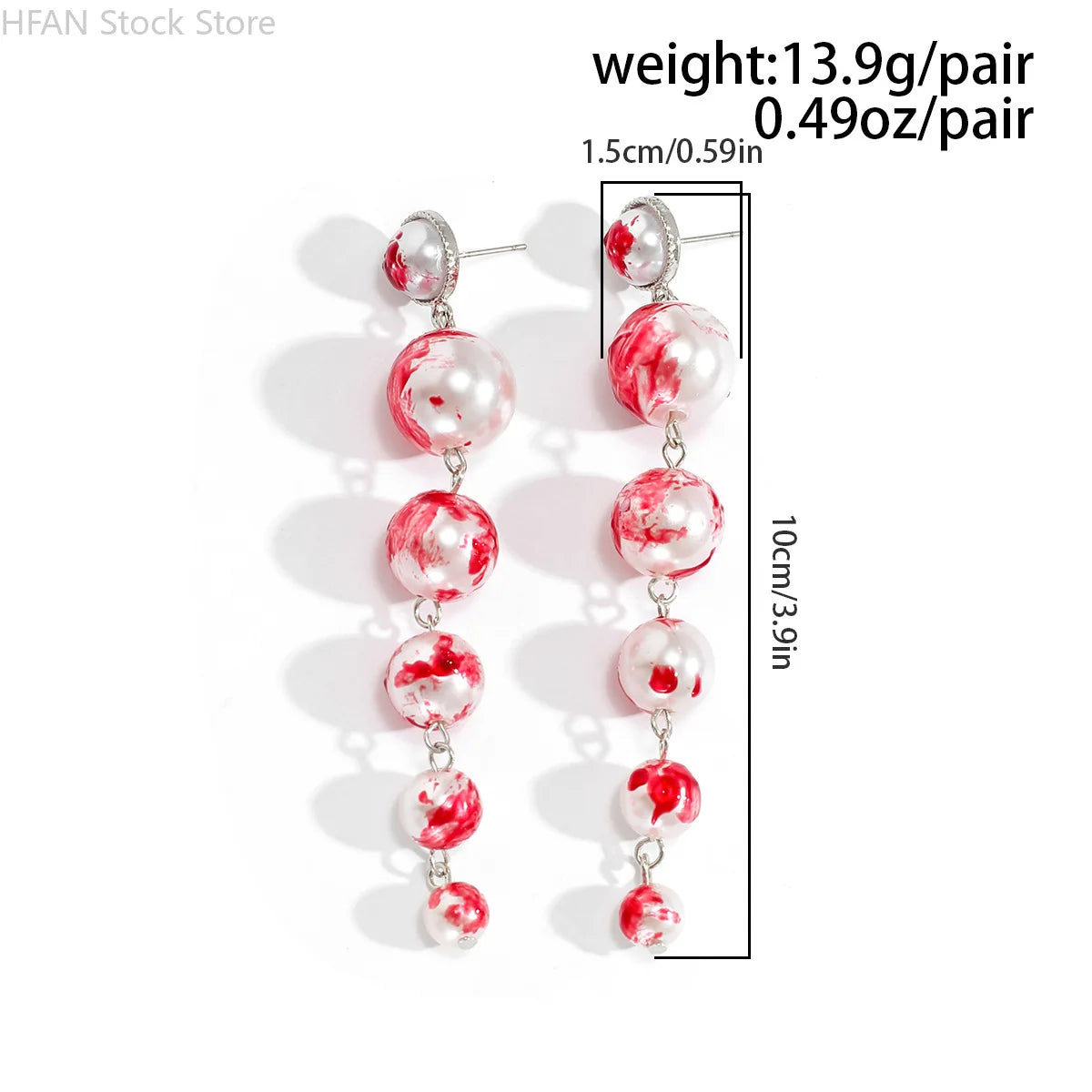 Necklace Dripping Blood Imitation Pearls Womens Necklace Halloween Choker Gothic Style Pearls Creative Tassel Choker Necklace