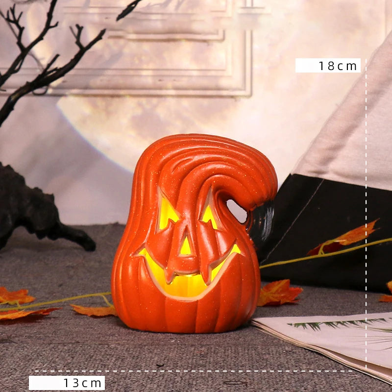 Halloween Decoration Pumpkin Led Lights Festival Accessories Outdoor Yard/garden Decor Horror Party Scream Ghostface Halloween