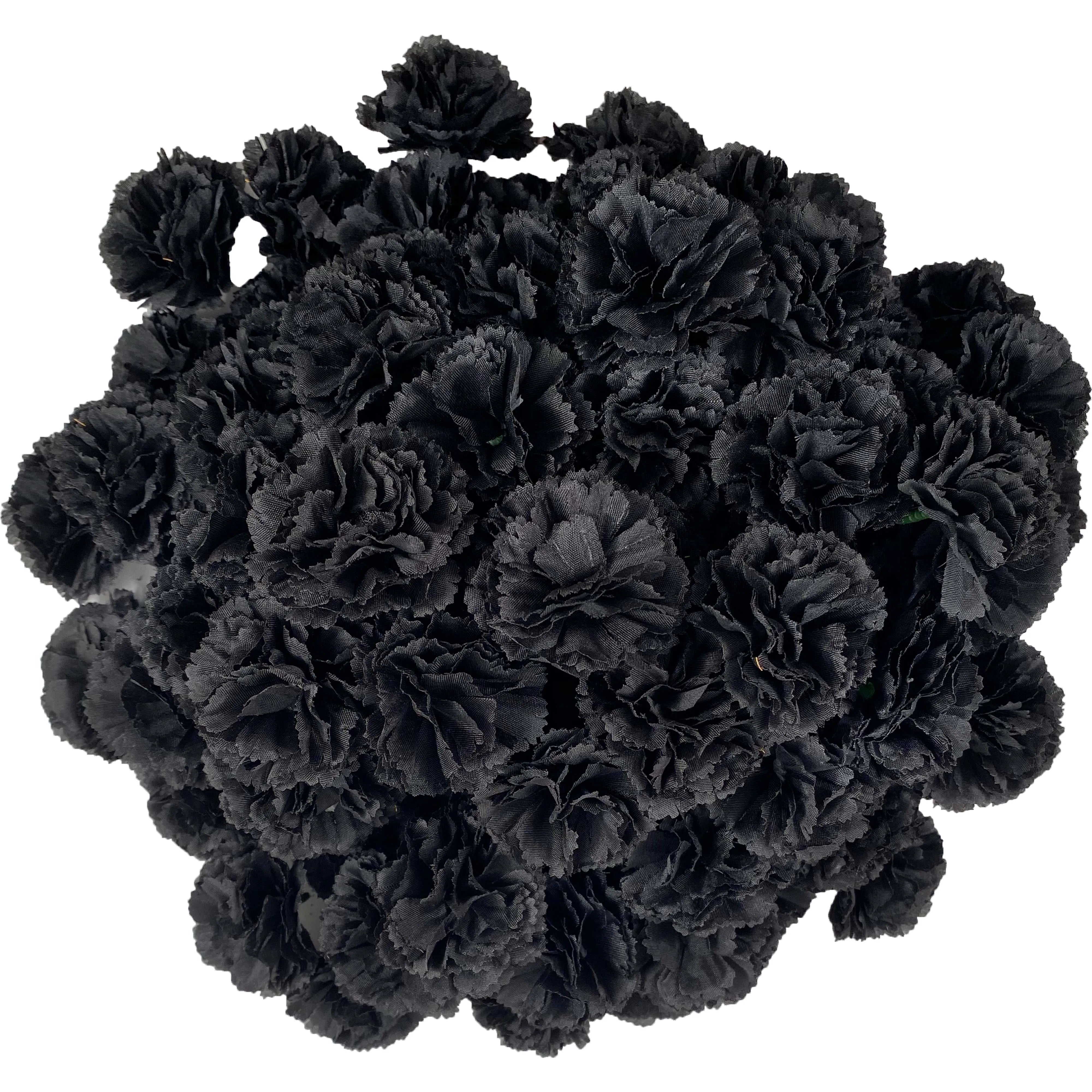 Marigold Flower Heads Bulk, Silk Mexican Flowers for Diwali Home Decor Wedding Party Decoration Halloween Decor for Indian Pooja