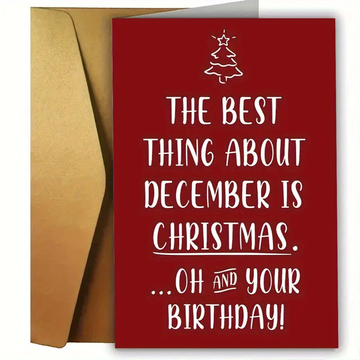 Christmas Card, Christmas Decoration, Expressing Blessings to Family, 2026 New Year Decoration Card