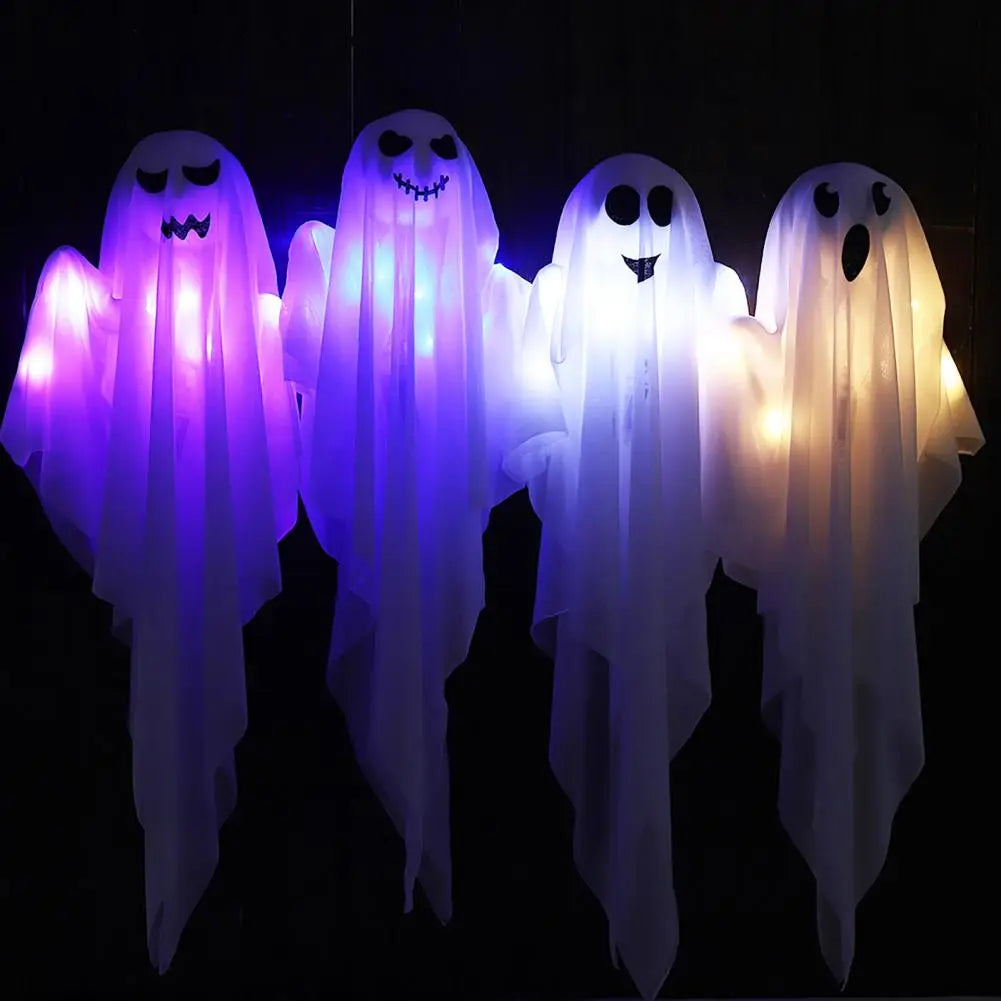 Halloween Themed Event Decor Spooky Halloween Hanging Ghost Decoration Set for Indoor Outdoor Haunted House Display for Family