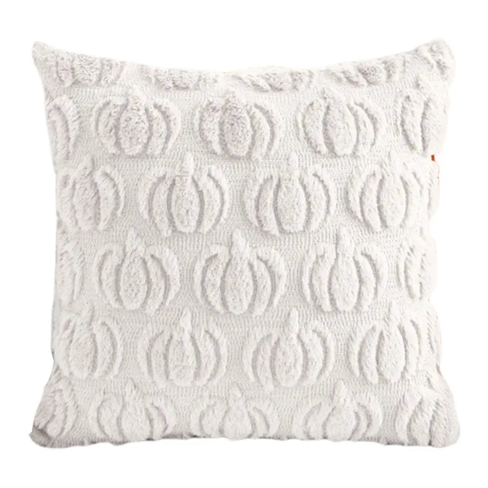 Halloween Linen Cushion Cover Trick or Treat Theme Pillowcase Cartoon Pumpkin Ghost Pillow Cover Halloween Party Home Decoration