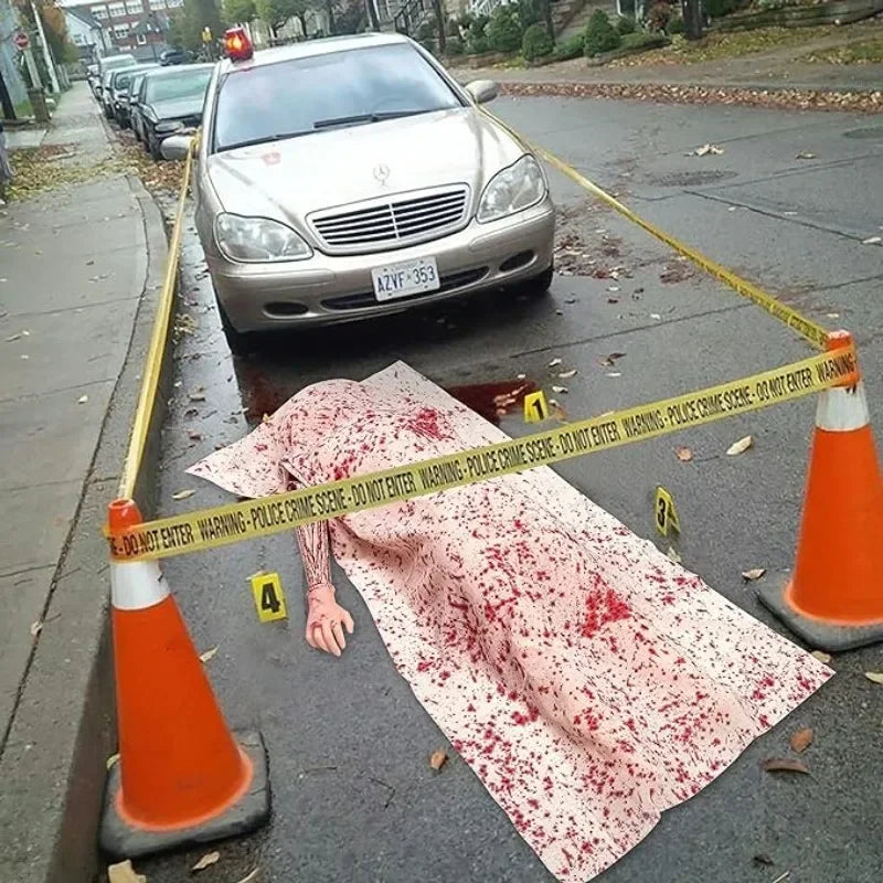 Halloween Props Decorations Outdoor Props Inflatable Mannequins Haunted Mansion and Secret Room Scary Atmosphere Decoration