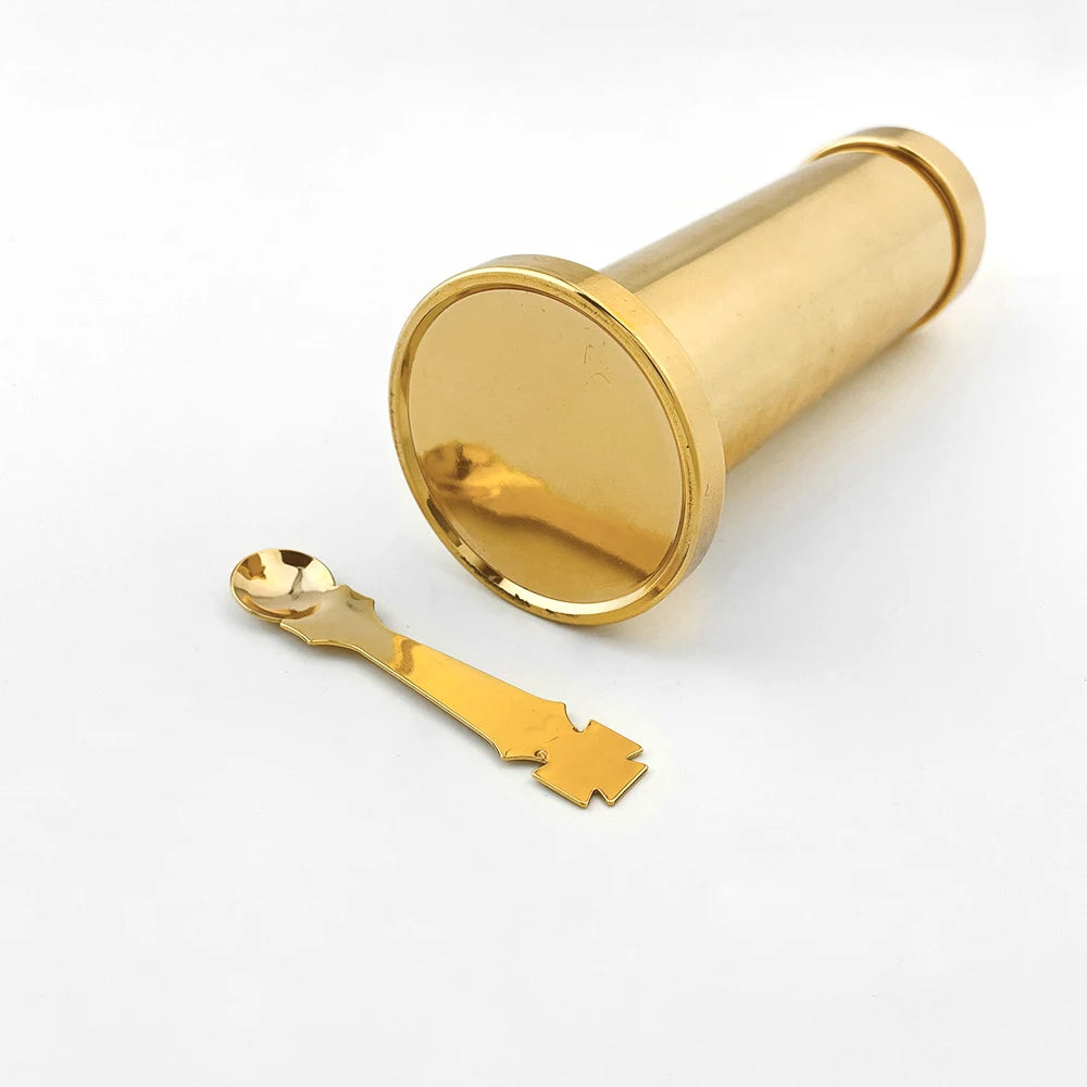 Orthodox Portable Holy Water Set, Religious Articles for Storing and Distributing Holy Water, Cross Design, Blessing Ceremony