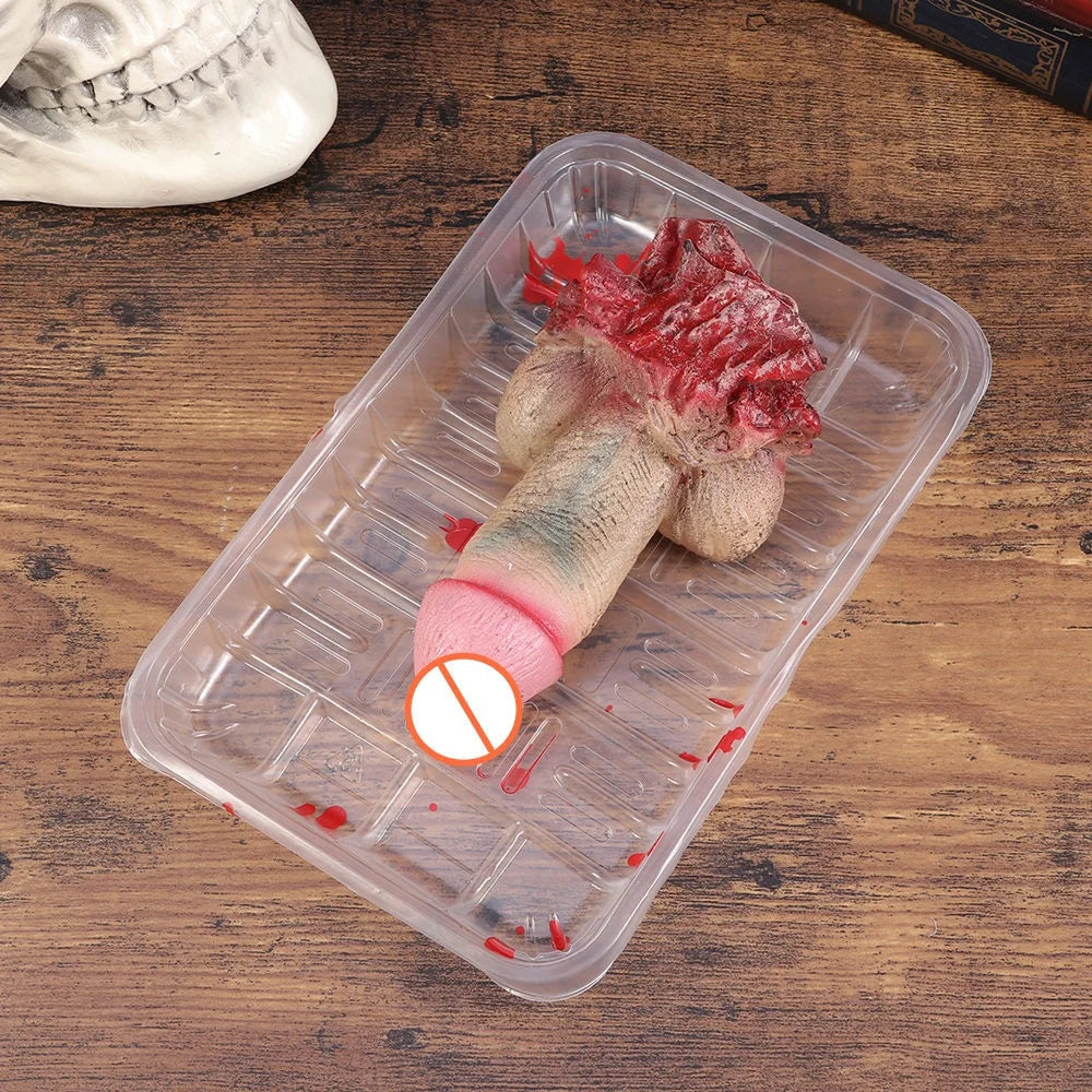 Halloween Prop Bloody Scary Fake Organ Human Brain Body Parts Fake Hand Finger Leg Foot Brain Heart Party Accessories