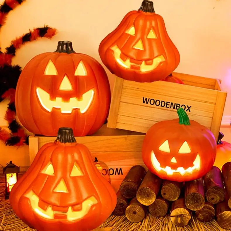 Halloween Decoration Pumpkin Led Lights Festival Accessories Outdoor Yard/garden Decor Horror Party Scream Ghostface Halloween