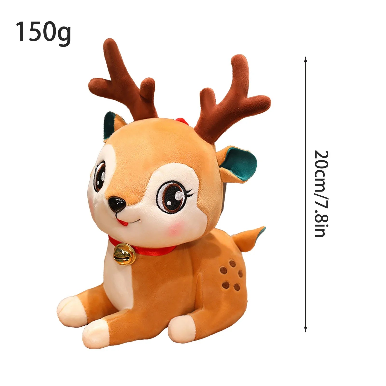Christmas New Hot Sell Plush Doll Anime Toy Claus Snowman Elk Stuffed Animals Toys Soft Plushie Children Birthday Gifts Doll