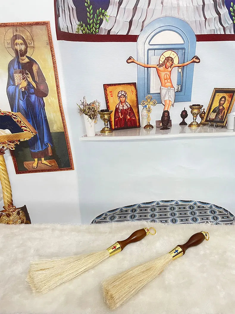 Orthodox Cross Relics Holy Water Stick Catholic Gift Christ Church Supplies Палочка со святой водой