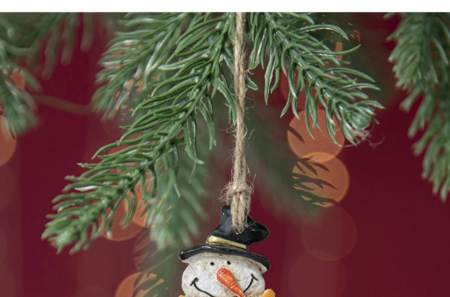 Christmas Resin Tree Decorations Santa Snowman Angel Pendant Ornament DIY Kids Toys Noel Navidad Kerst 2023