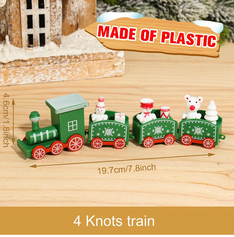 Christmas Train Merry Christmas Decorations For Home 2024 Cristmas Ornament Xmas Navidad Noel Gifts Happy New Year 2025 Decor