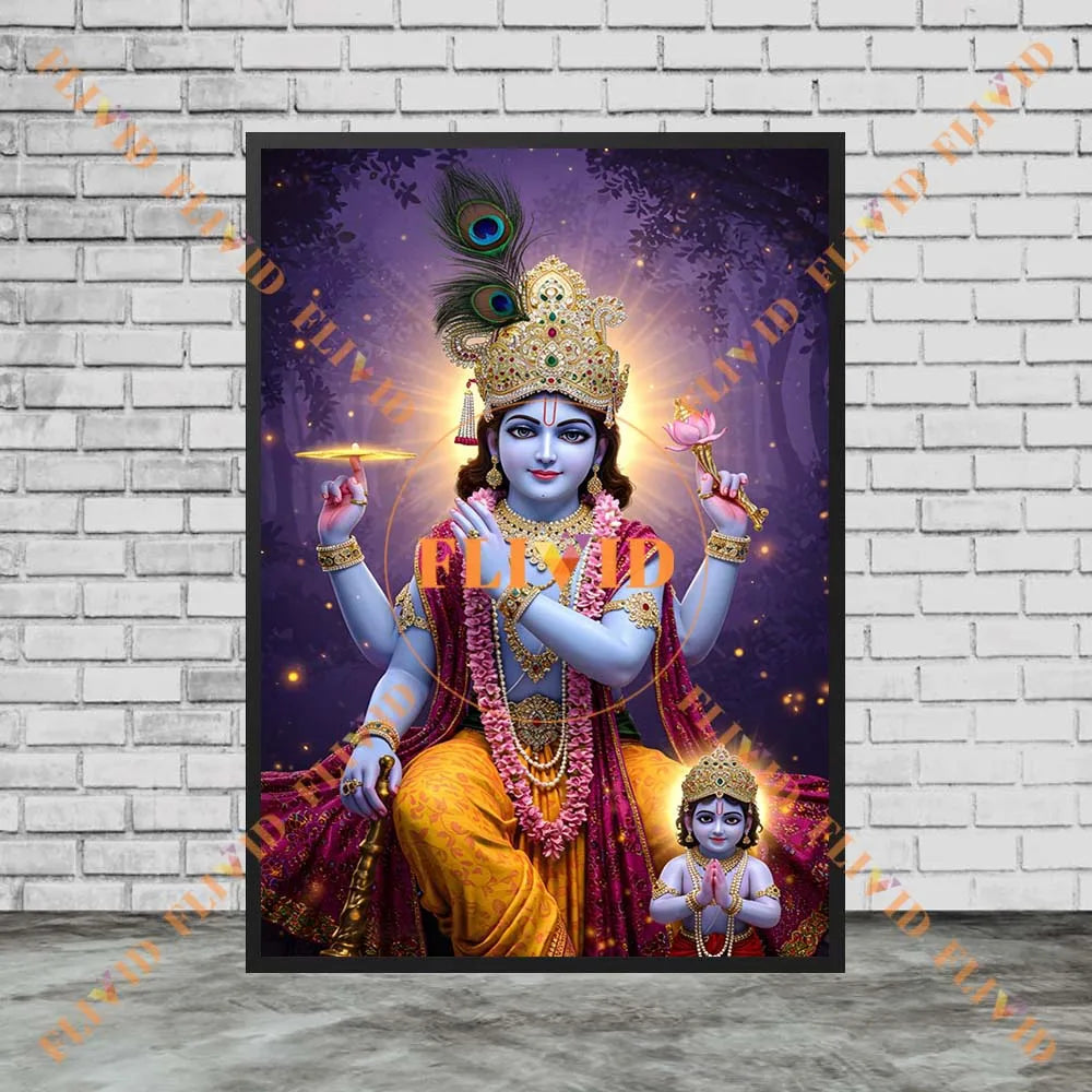 Hindu Goddess Parvati Shiva Vishnu Religion Poster Wall Pictures For Church Decor Wall Art Canvas Painting Posters Unframed