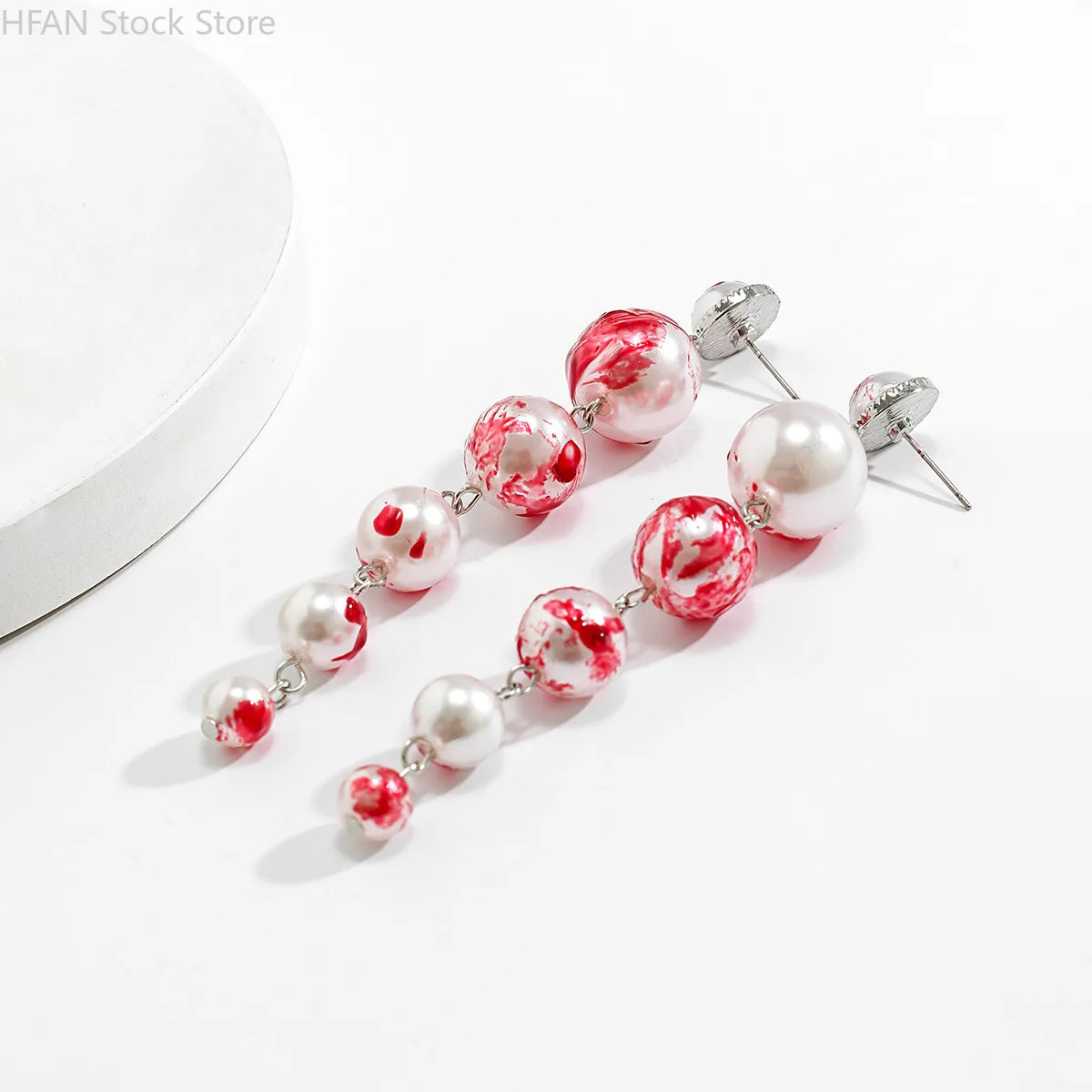 Necklace Dripping Blood Imitation Pearls Womens Necklace Halloween Choker Gothic Style Pearls Creative Tassel Choker Necklace