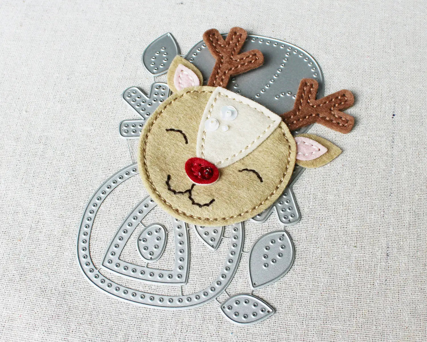 Christmas In 2025 Santa Sleigh presentFelt Dies Metal Cutting Dies for DIY Making Card Scrapbook Embossed Paper Album Craft
