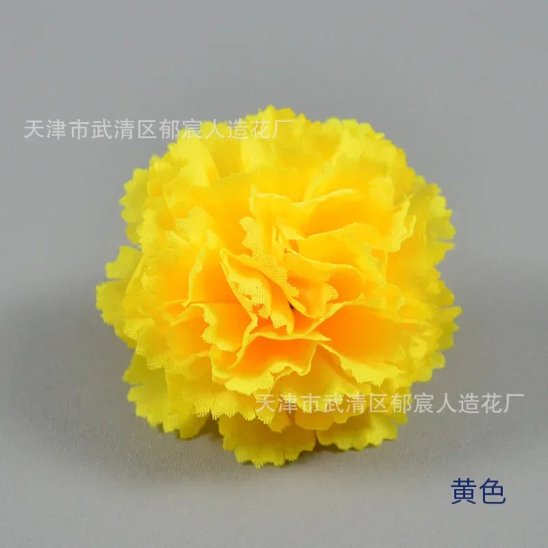 Artificial Marigold Flowers Day of The Dead Dia De Los Muertos Mexican for Diwali Home DIY Decoration Halloween Decor for Indian