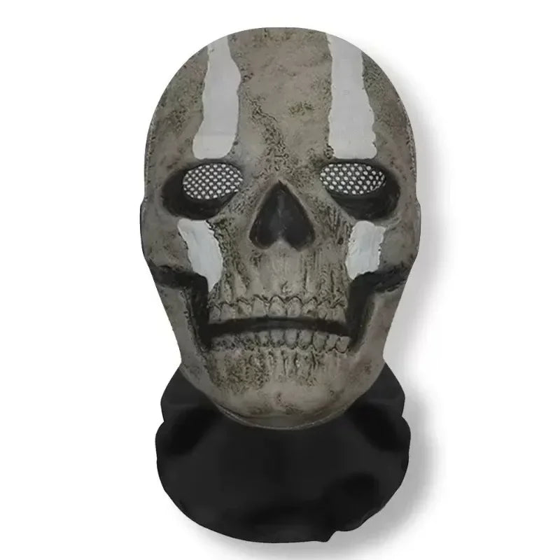 3D Printed Skull Pattern Mask Halloween Party Funny Cosplay Props Full Face Elastic Mesh Breathable Masks Balaclava Headcovers