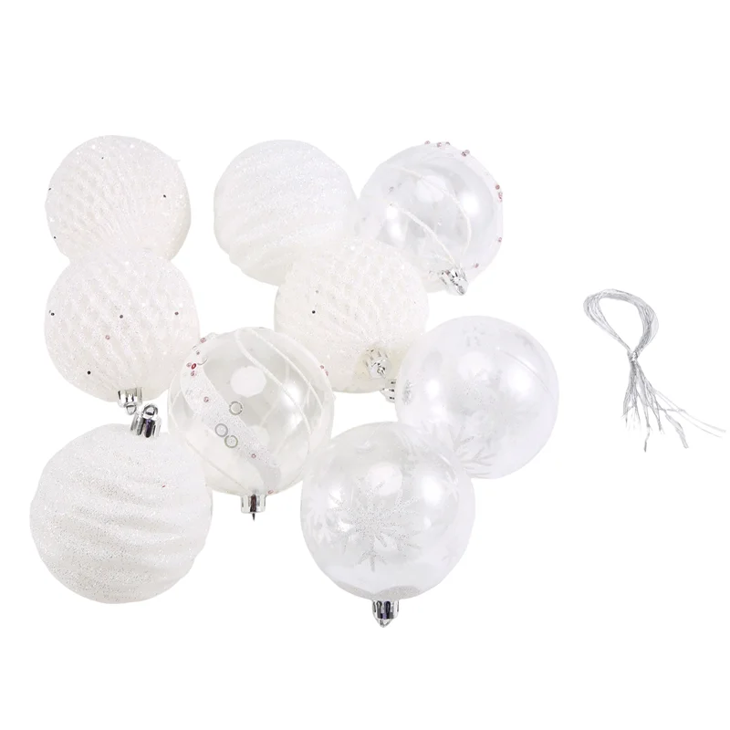 ABYN-Christmas Ball Baubles Big Tree Decorations Balls Xmas Party Hanging Ornaments Christmas Decorations For New Year