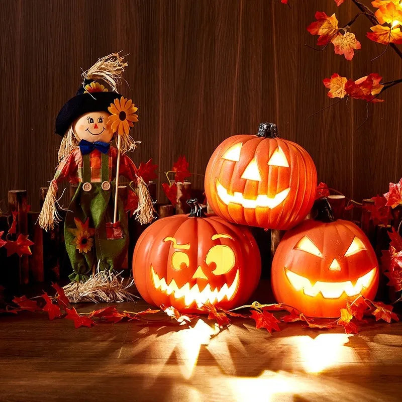 Halloween Decoration Pumpkins Lamp For Home Yard Garden Outdoor Decor Hallowen Horror House Skull Party Props Glow in The Dark