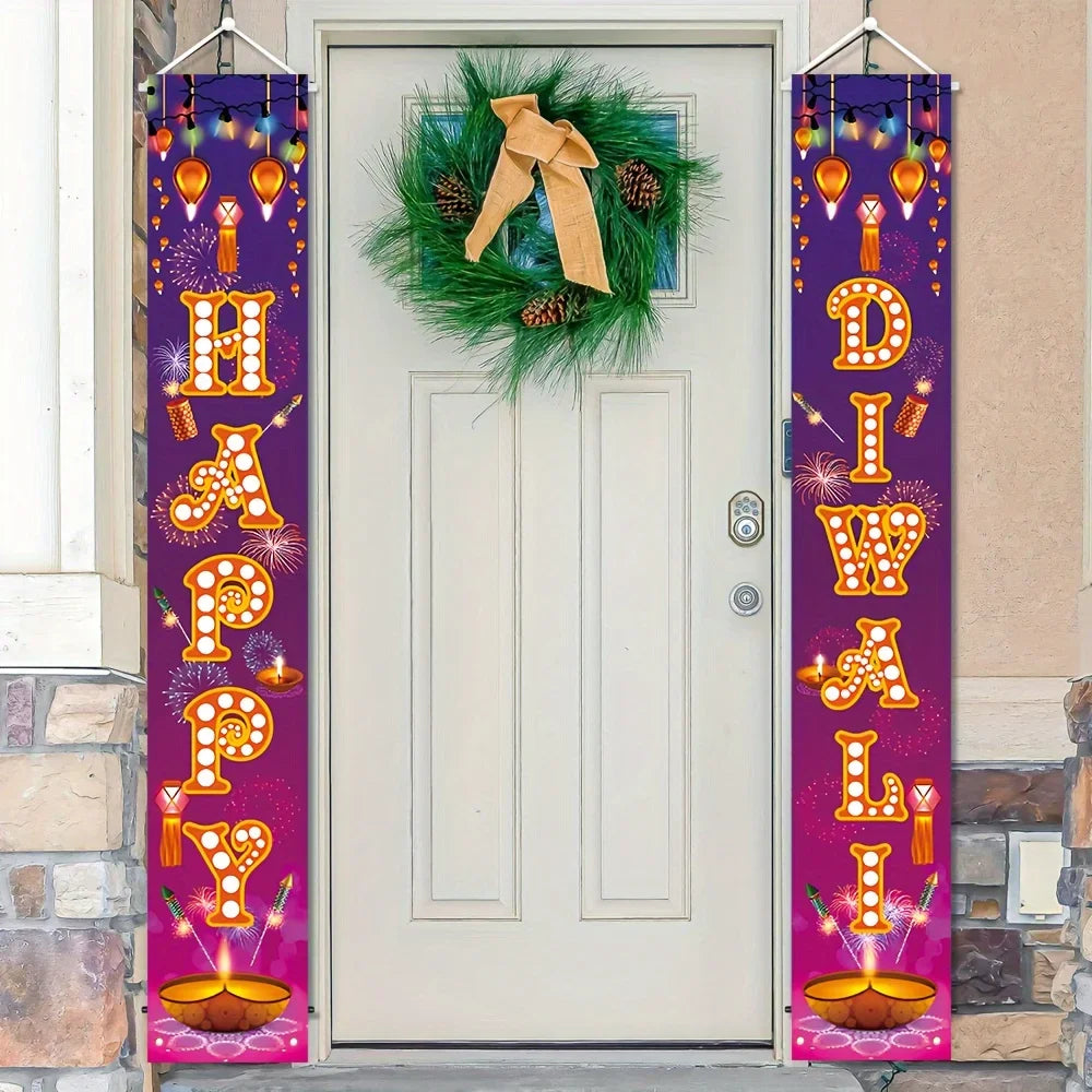 Diwali Door Banner - Multipurpose Indoor/Suitable for Diwali Celebrations